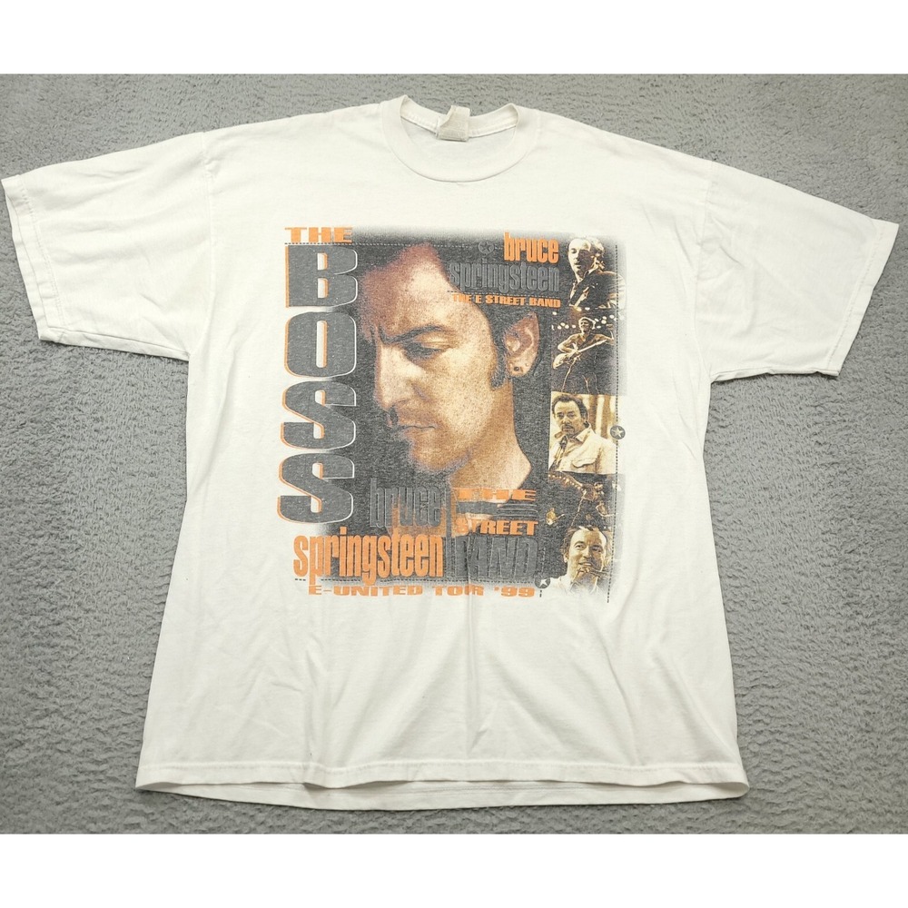 Bruce Springsteen The‎ Boss E-United Tour 1999 XL Concert Shirt E Street Band